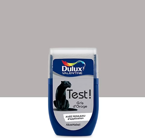 Testeur de peinture Crème De Couleur Dulux Valentine Gris d'Orage 30 ml