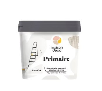 Sous-couche pour peinture à effets Maison Déco Primaire blanc mat 1L