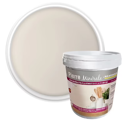 Enduit pierre minérale Résinence beige 4kg