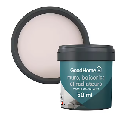 Testeur peinture intérieure couleur GoodHome satin kyoto rose 50ml