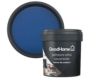Testeur peinture couleur 2 en 1 velours GoodHome lapis lazuli 50ml
