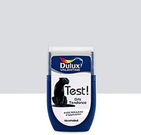 Testeur de peinture Crème De Couleur Dulux Valentine Gris Tendance 30 ml