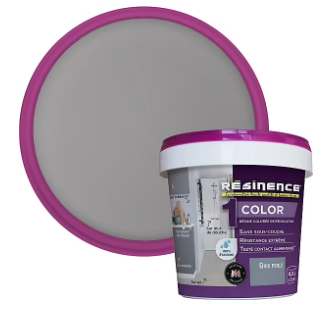 Résine multisupports Résinence Color gris perle satin 500ml