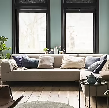 Peinture Crème De Couleur Dulux Valentine satin vert Jade 2,5L