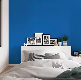 Peinture intérieure couleur murs, boiseries et radiateurs GoodHome mat valbonne bleu 750ml
