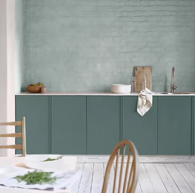 Laque acrylique Valénite Dulux Valentine vert eucalyptus velouté mat 500ml