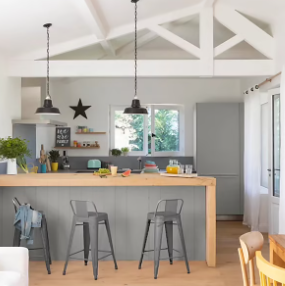 Peinture de rénovation multi-supports V33 Easy Reno gris galet satin 0,75L