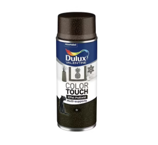 Peinture aérosol Color Touch multi supports Dulux Valentine effet pailleté or 400ml