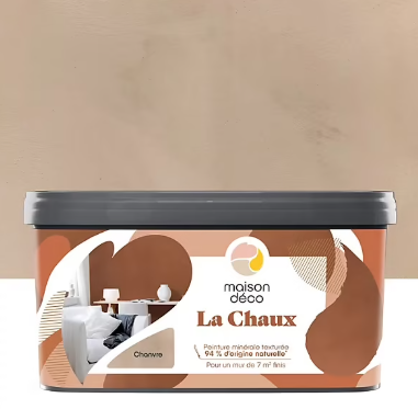 Peinture à effet Maison Déco La Chaux chanvre 2,5L