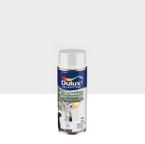 Peinture extérieure aérosol e multi-supports Ecran+ Dulux Valentine satin blanc 400ml
