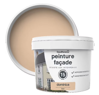Peinture façade GoodHome Classique beige dominica lisse 10L