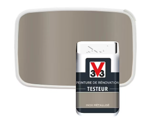 Testeur peinture de rénovation V33 inox métallisé 50ml