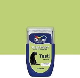 Testeur de peinture Color Resist murs et boiseries Dulux Valentine mat vert kiwi 30ml