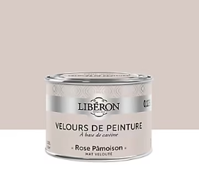 Testeur peinture murs, plafonds et boiseries Velours peinture rose pamoison Libéron 125 ml