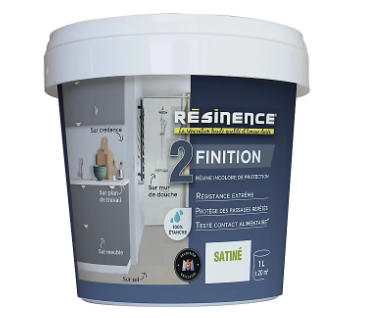 Résine multisupports Résinence Deco incolore satin 1L