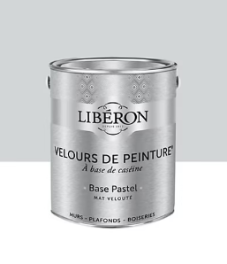 Peinture multisupport murs, plafonds et boiseries Velours de peinture blanc basilique Libéron 2,5L