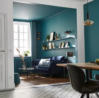 Testeur peinture résistante murs, boiseries et métal GoodHome vert Milltown mat 50ml
