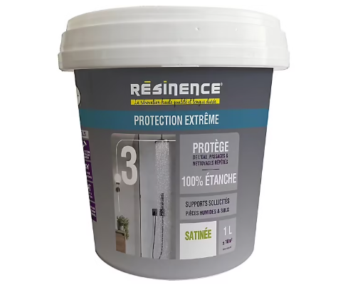Résine protection extrème zone humide satin 1L Résinence