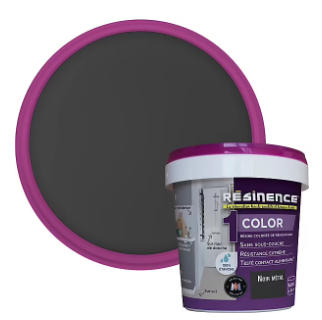 Résine multisupports Résinence Color noir métal satiné 250ml