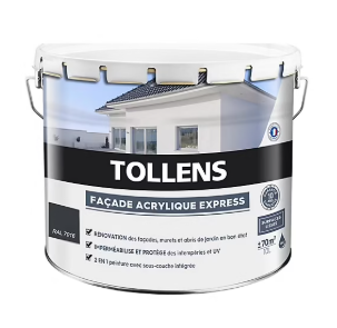 Peinture extérieure façade Tollens express RAL 7016 gris 10L