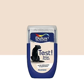 Testeur de peinture Crème de Couleur Dulux Valentine beige parfait 30ml