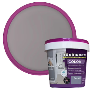 Résine multisupports Résinence Color gris taupe satin 500ml