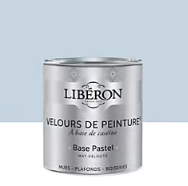 Peinture multisupport murs, plafonds et boiseries Velours de peinture bleu cap blanc-nez Libéron 0,5L