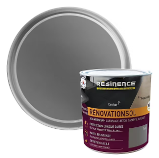 Résine de rénovation sol bi composante époxy Résinence zinc 300ml