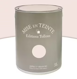Peinture murs et boiseries Tollens Mise en teinte grège mat velours 3L