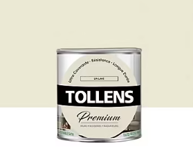 Peinture Tollens premium murs, boiseries et radiateurs lin lavé satin 0,75L