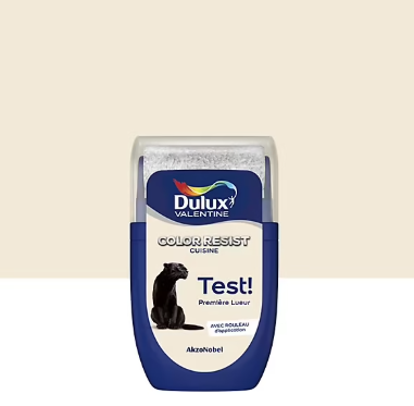 Testeur de peinture Color Resist cuisine Dulux Valentine mat première lueur 30ml