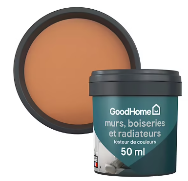 Testeur peinture intérieure couleur GoodHome mat bilbao marron 50ml