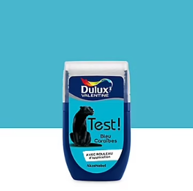 Testeur de peinture Crème De Couleur Dulux Valentine Bleu Caraïbes 30 ml