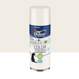 Peinture aérosol Color Touch multi supports Dulux Valentine mat blanc 400ml