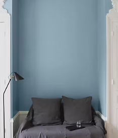 Peinture multisupport murs, plafonds et boiseries Velours de peinture bleu charrette Libéron 0,5L