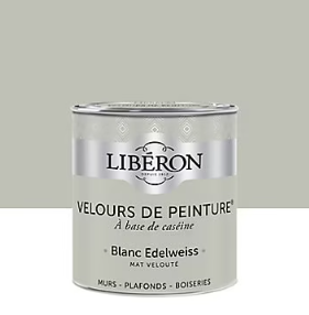 Peinture murs, plafonds et boiseries Velours de peinture blanc edelweiss Libéron 0,5L