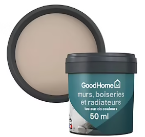 Testeur peinture intérieure couleur GoodHome satin santo domingo beige 50ml