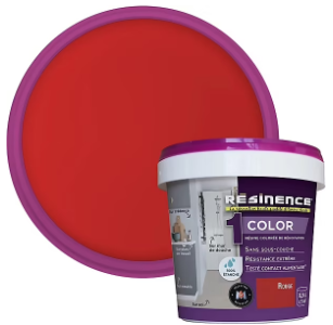 Résine multisupports Résinence Color rouge satin 500ml
