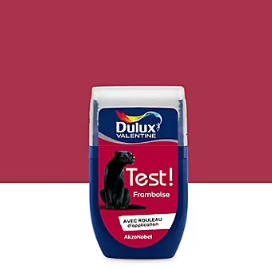 Testeur de peinture Crème De Couleur Dulux Valentine Framboise 30 ml