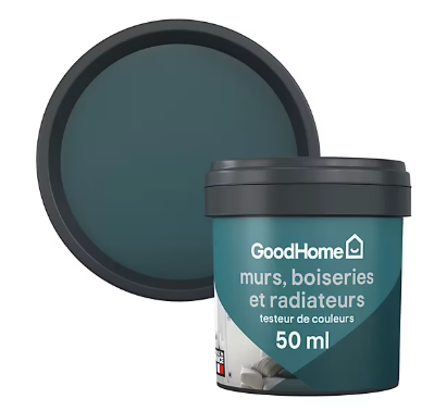 Testeur peinture intérieure couleur GoodHome mat bantry vert 50ml