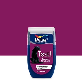 Testeur de peinture Crème De Couleur Dulux Valentine Crème de Cassis 30 ml