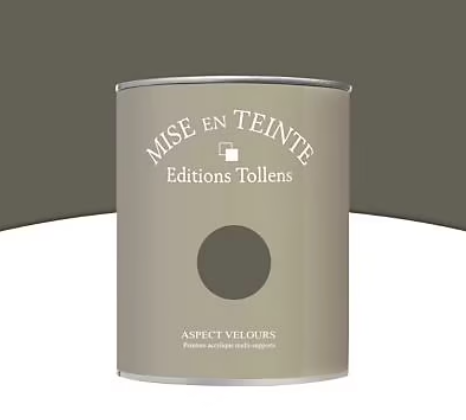 Peinture murs et boiseries Tollens Mise en teinte crepuscule mat velours 1L