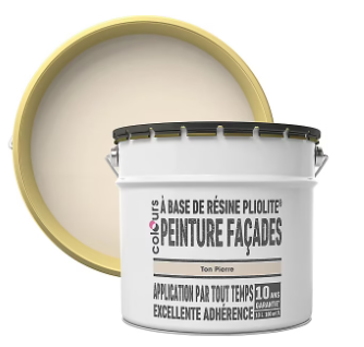 Peinture extérieure façade Pliolite® Colours ton pierre 10L