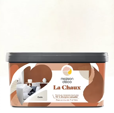 Peinture à effet Maison Déco La Chaux craie 2,5L