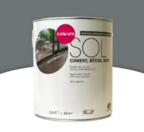 Peinture sol intérieur/extérieur Colours béton satin 2,5L