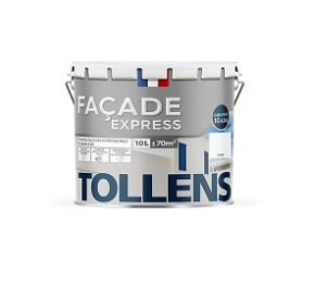 Peinture extérieure façade Tollens express blanc 10L