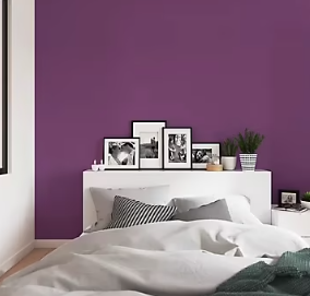 Testeur peinture résistante murs, boiseries et métal GoodHome violet Shizuoka mat 50ml