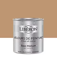 Peinture multisupport murs, plafonds et boiseries Velours de peinture beige ocre de bruoux Libéron 0,5L