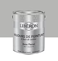 Peinture multisupport murs, plafonds et boiseries Velours de peinture gris grège cairn Libéron 2,5L