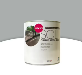 Peinture sol intérieur/extérieur Colours aluminium satin 0,5L